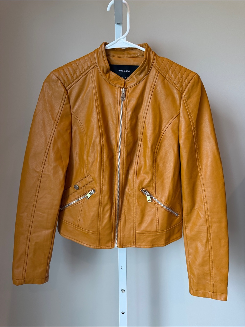 Vero Moda Vegan Leather Moto Jacket